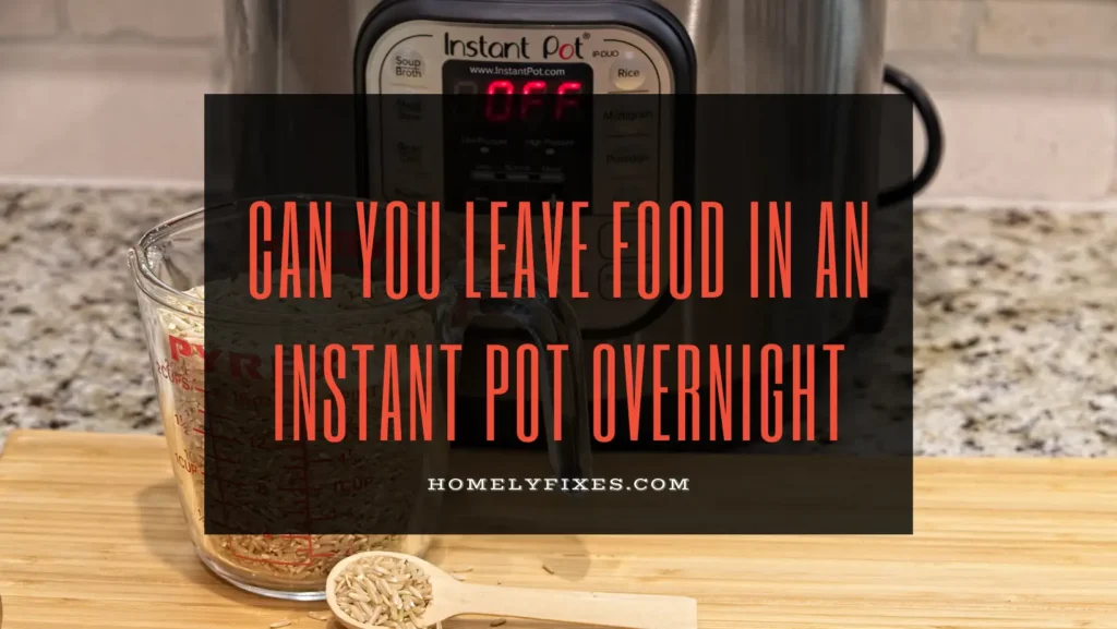 Can you Leave Food in an Instant Pot Overnight