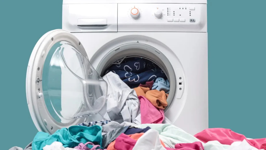 Sort your clothes before using fabric softener in washing machine