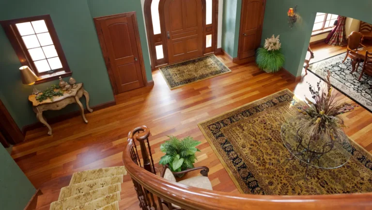 How Big Should a Foyer Rug Be?