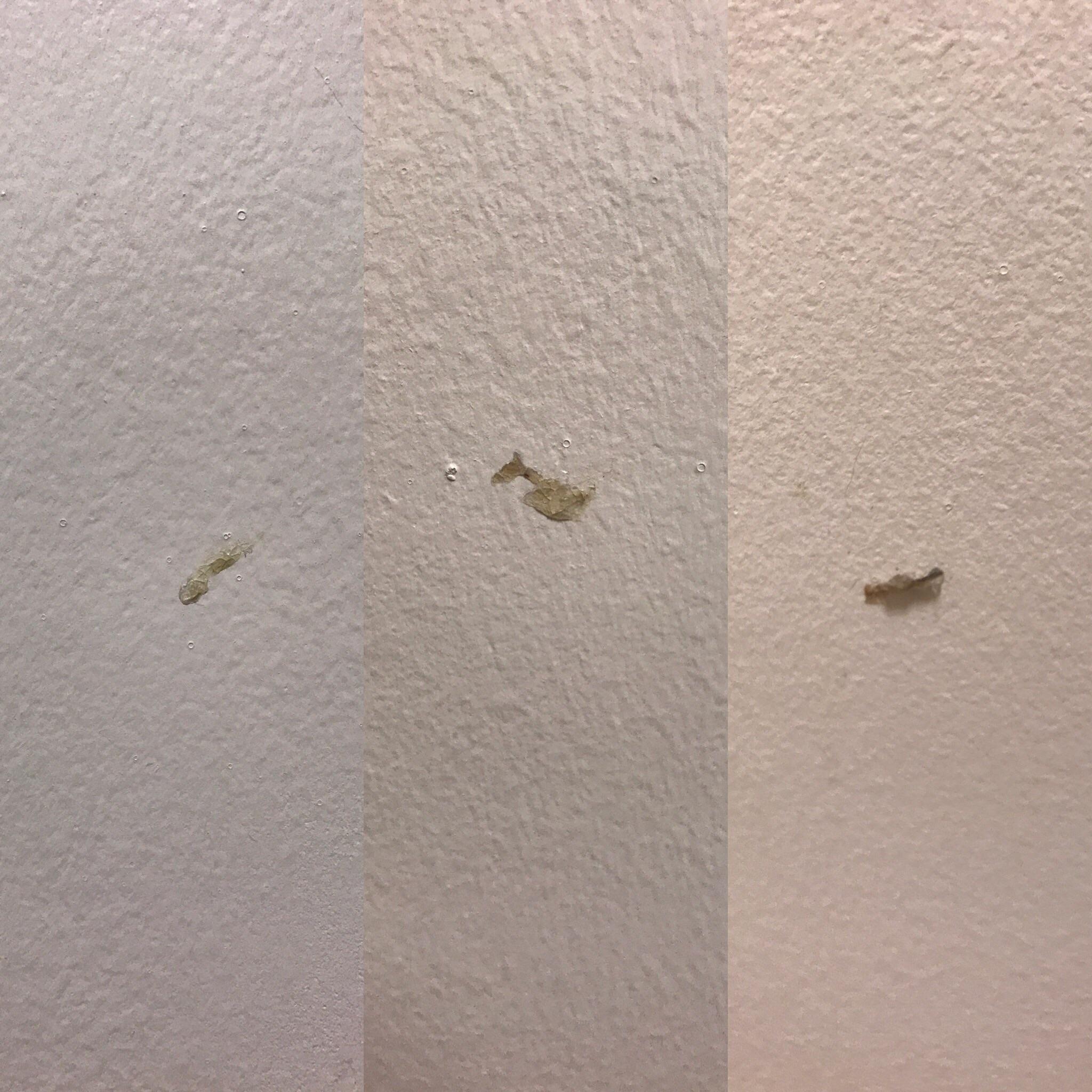 how to clean boogers off walls