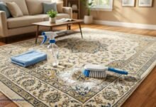طريقة تنظيف السجاد في الصالون بسهولة وفعالية