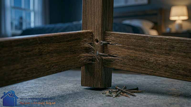 كيف اتخلص من صوت السرير المزعج بضبط توازن الارجل ومنع الاهتزاز علي الارض