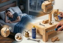 كيف اتخلص من صوت السرير المزعج والحل في دقايق بدون نجار