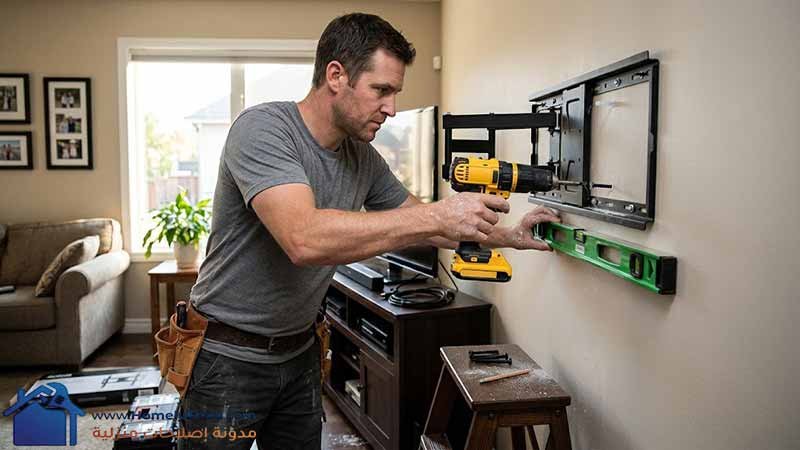 أدوات طريقة تثبيت الشاشة على الحائط - HomelyFixes
